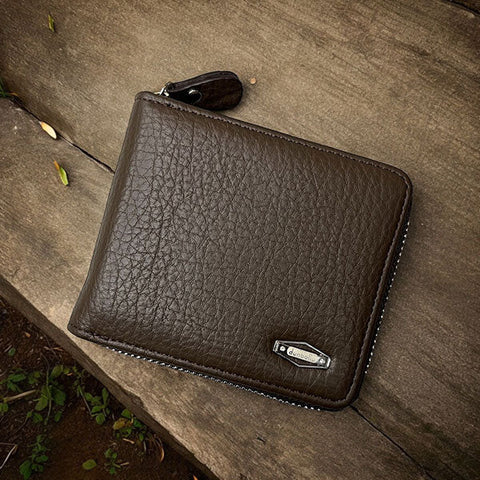 Dunbollu Premium Gold Zip Wallet for Men