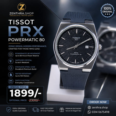 Tissot PRX Powermatic 80 – Men's Automatic Watch | Zenthra