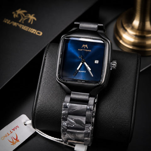 Matteino Luxury Square Watch for Men