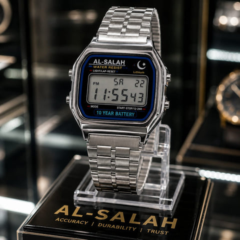 Al-Salah Classic Digital Steel Watch